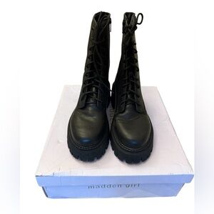 Madden Girl Kknight Platform Combat Boots